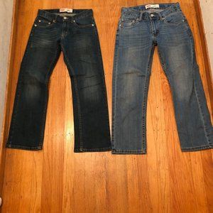 2 Kids Levis Denim Jeans Size 10 for 8 dollars!